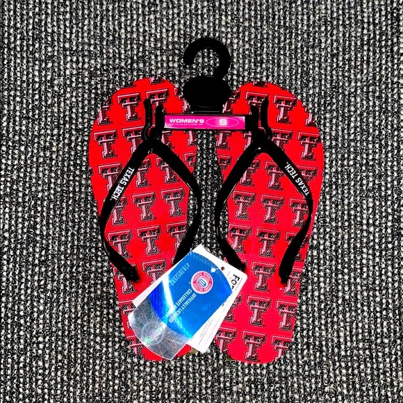 Texas Tech Women’s Flip Flops - Picture 1 of 1
